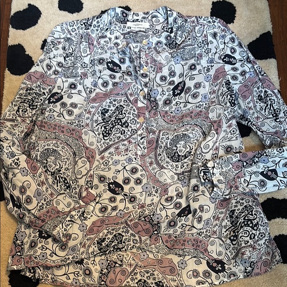 Isabel Marant Tops - Isabel Marant Etoile blue pink paisley Shirt size 40